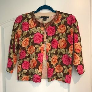 Floral sweater